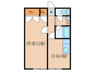 メゾンコヤマの物件間取画像